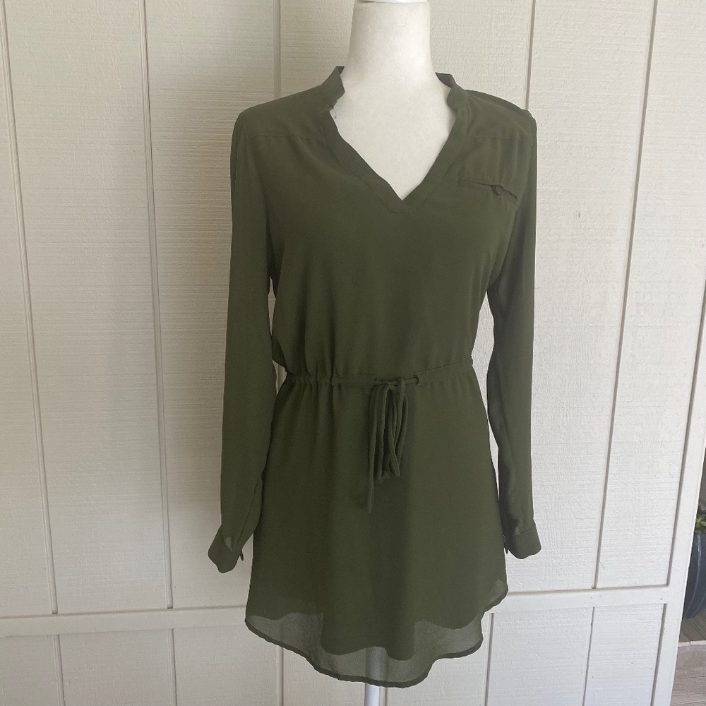 Akira Chicago Red Label Long Sleeve Dress